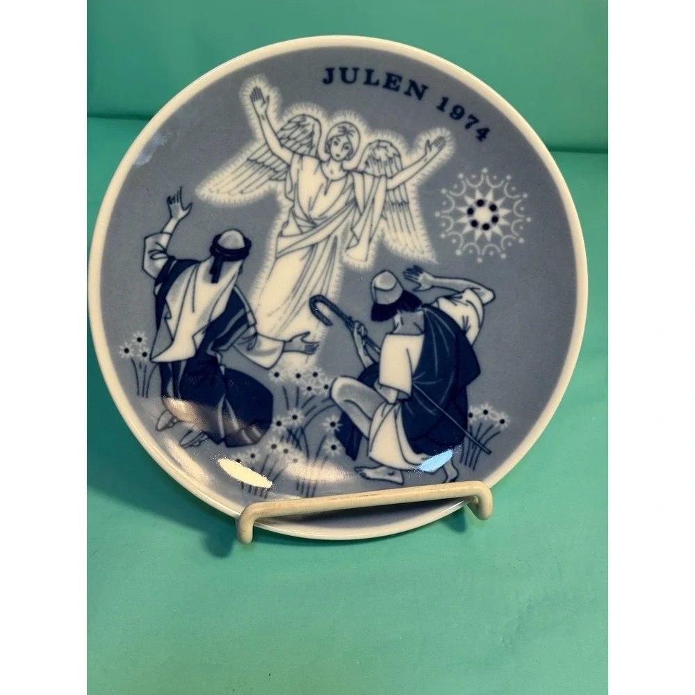 Julen 1974‎ Norwegian Christmas Plate – Norway Limited Edition